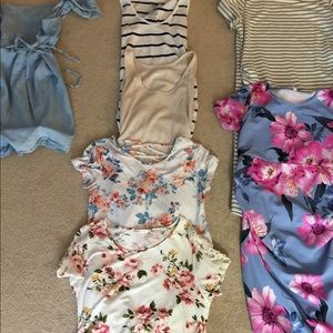 Maternity tanks and shirts